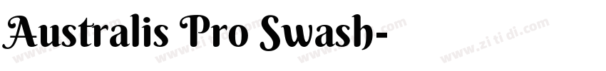 Australis Pro Swash字体转换